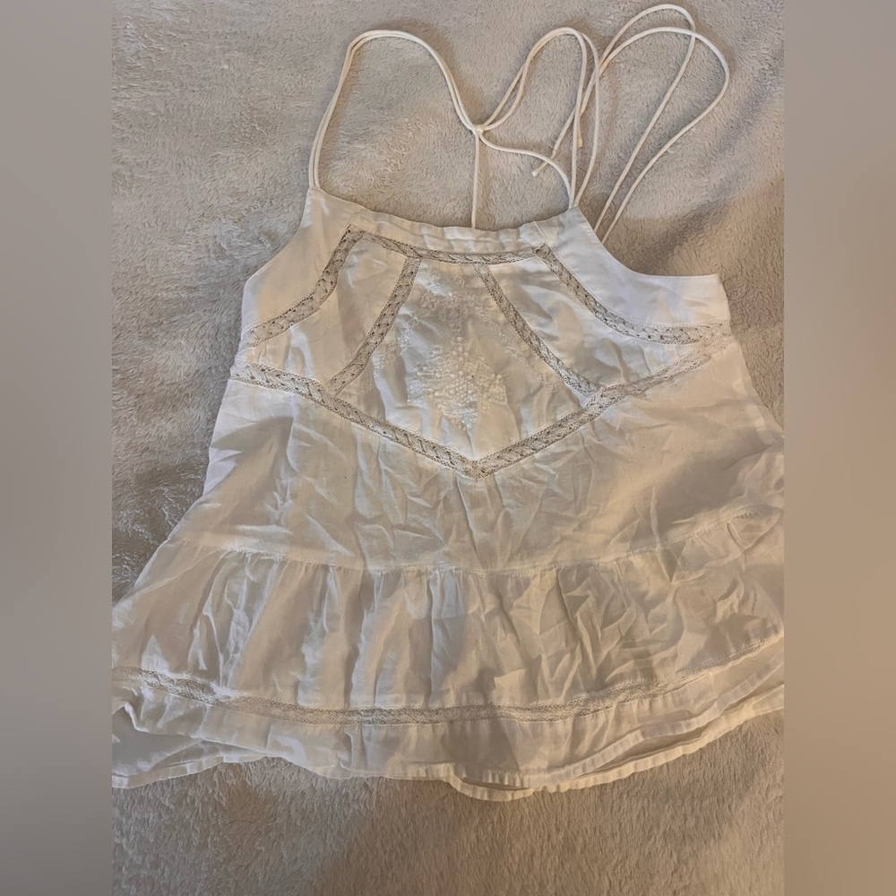 American Eagle white top